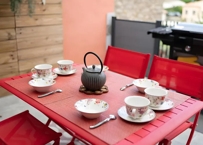 펜션 Le Parcours Cathare *